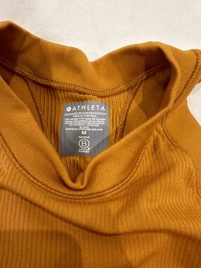 Athleta Ribbed Tank in Mustard